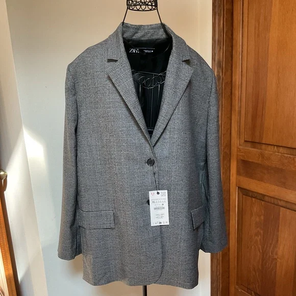 Zara oversized blazer, XL, New with tags - Picture 1 of 8